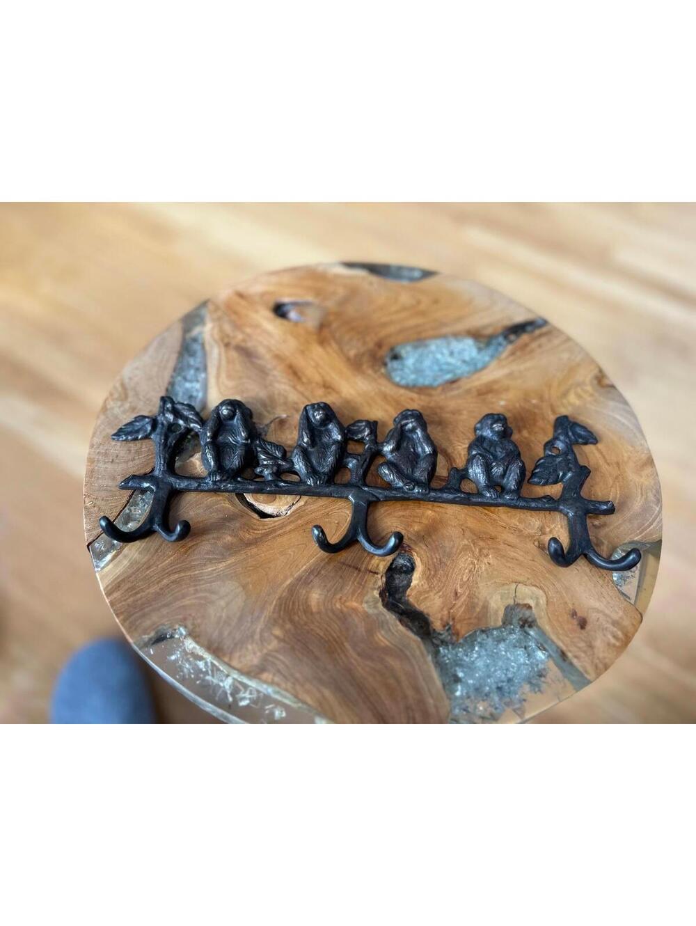 Andrea by Sadek Vintage Cast Iron Monkey Coat Rack